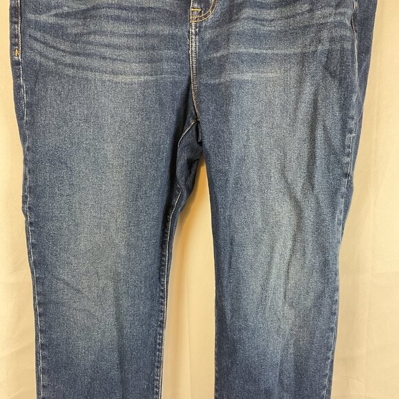 Torrid Blue Straight Leg Jeans with Classic Fit - Picture 3 of 11